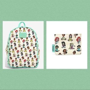 Disney Chibi Princess Loungefly Set